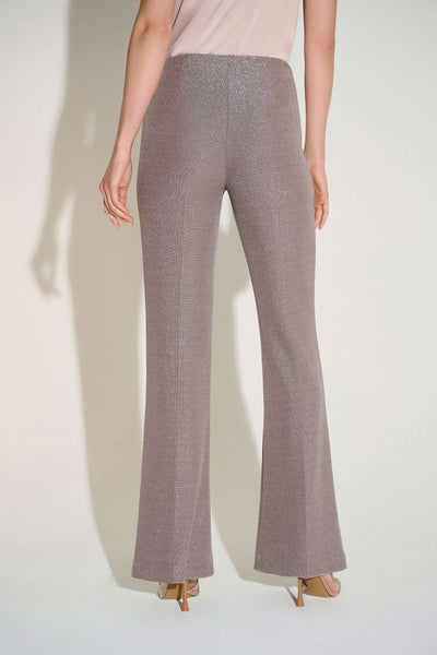 253722 Shimmer Lurex Knit Flared Evening Pants