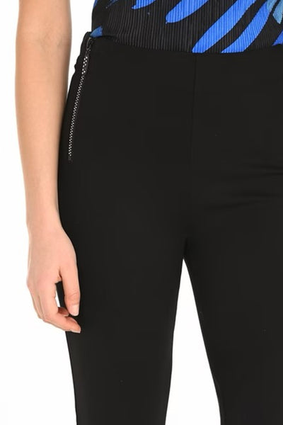 253739 Diamante Zip Slim Leg Cigarette Pant