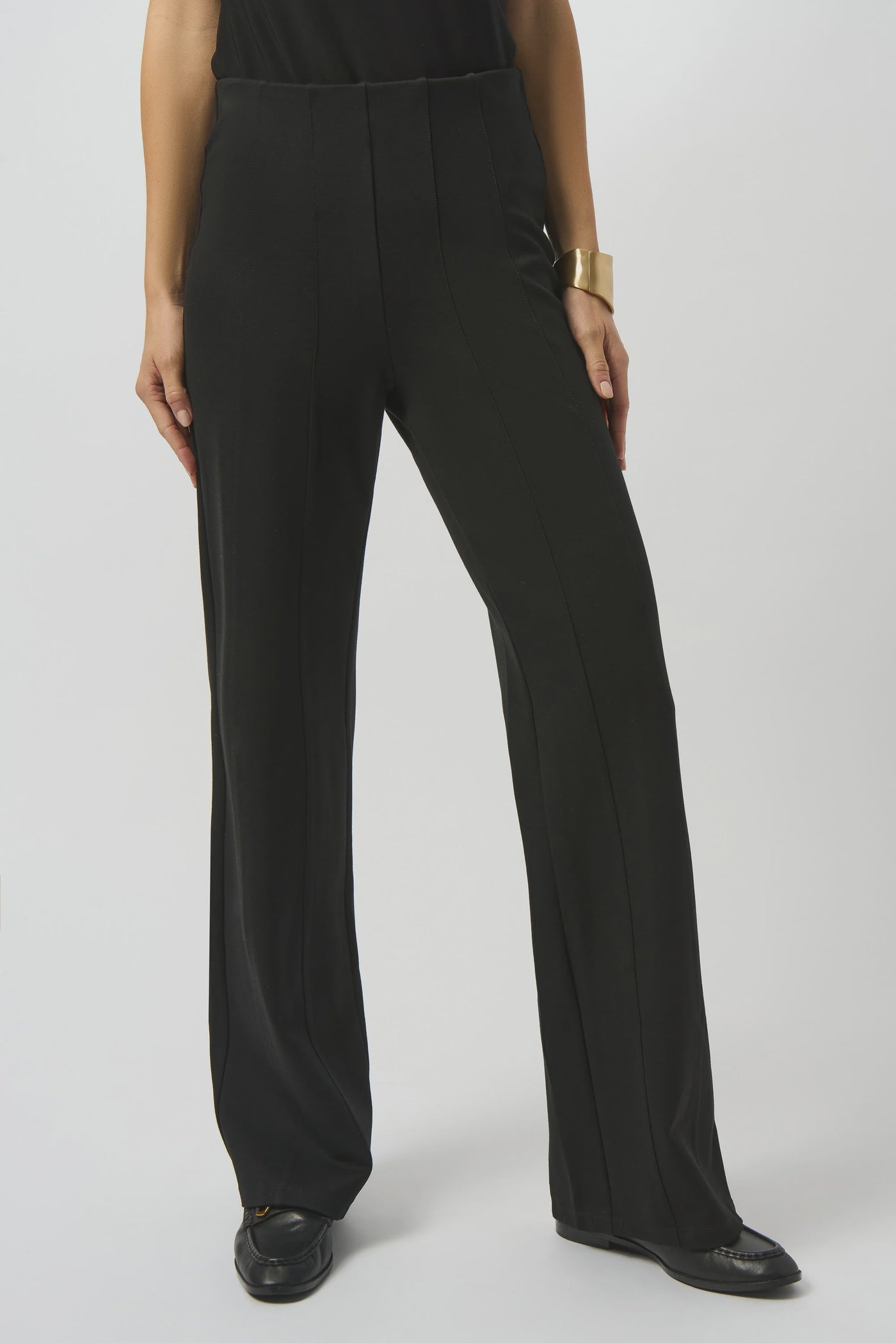 253919 Ponti Panel Wide Leg  Pants