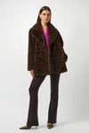 253937  Chocolate Leopard Fur Coat