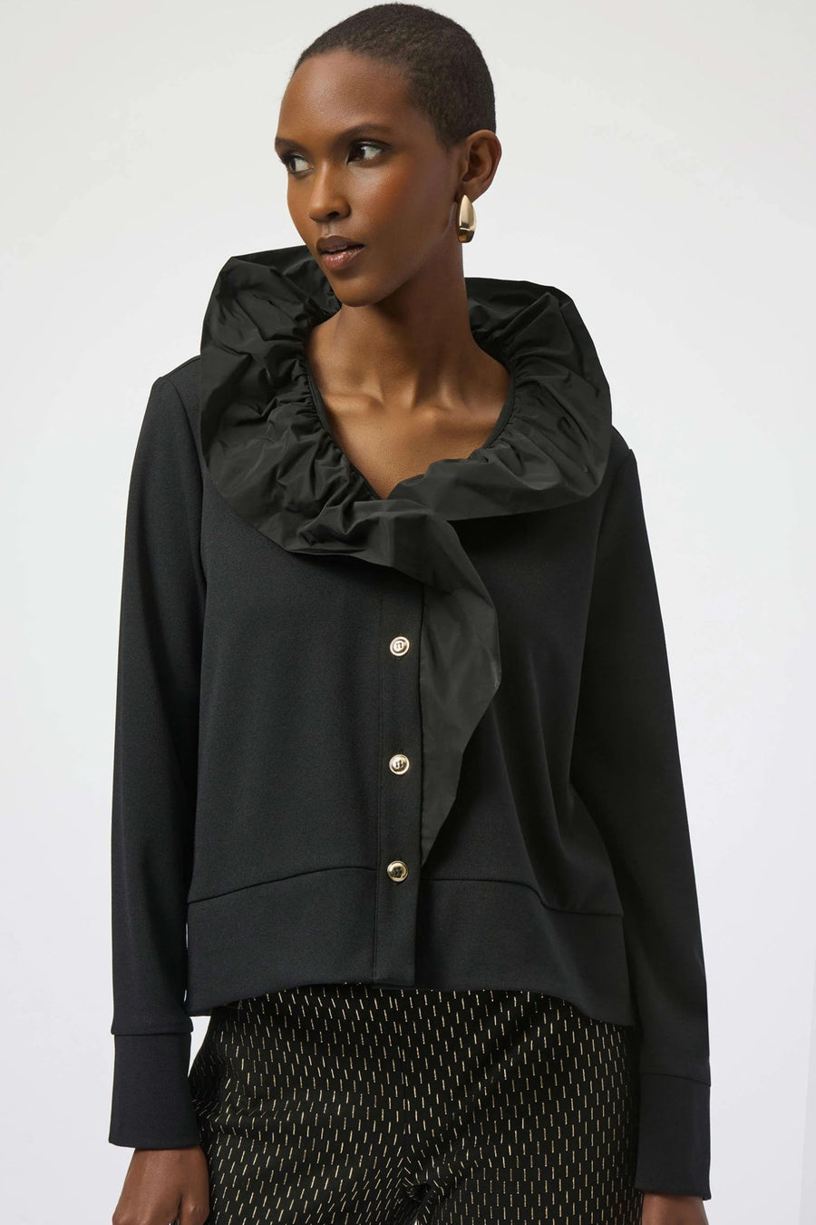 254042 Ponti Crepe and Memory Straight Jacket