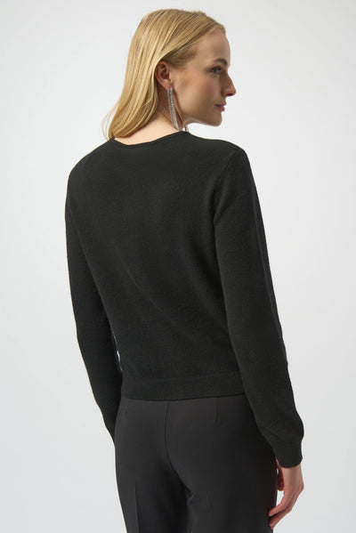 254951 Pure Cashmere Button-Front Knitted Cardigan