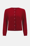 254951 Pure Cashmere Button-Front Knitted Cardigan