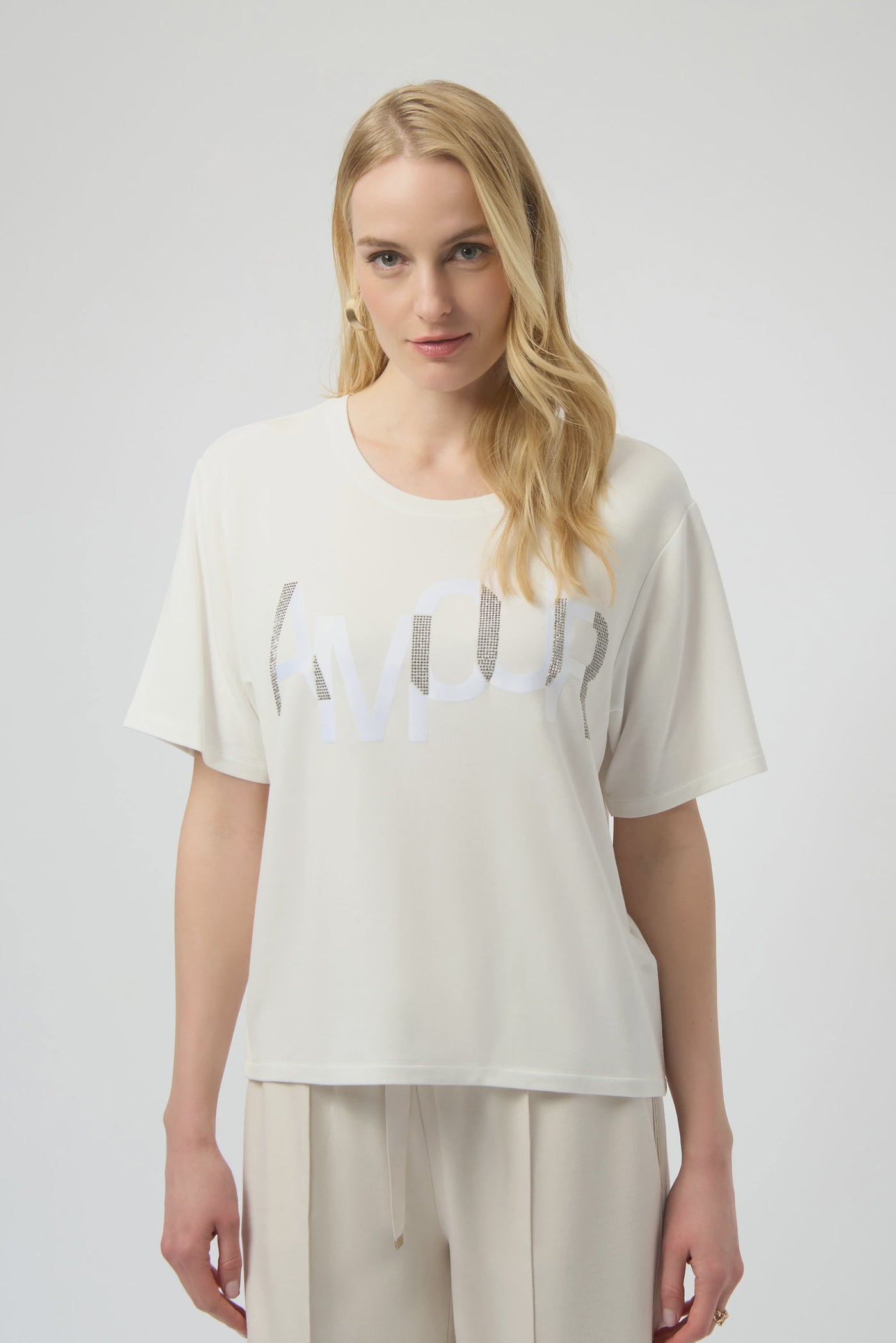 254958 Amour Modal Rayon Leisure  Tee