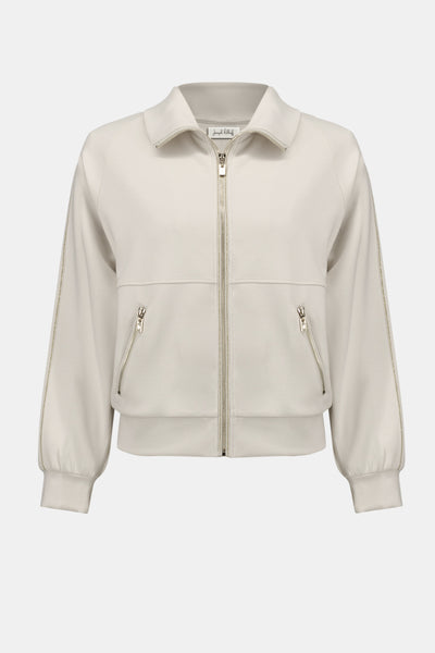 254959 Silky Touch Ponti Zip-up Leisure Jacket
