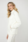 256727U Modal Blend Micro-Ponti Zip Up Jacket