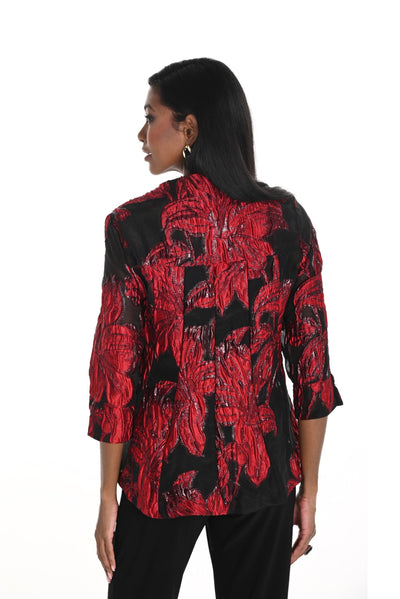 259157 Textured Taffeta Evening Jacket