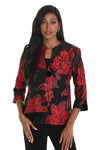 259157 Textured Taffeta Evening Jacket