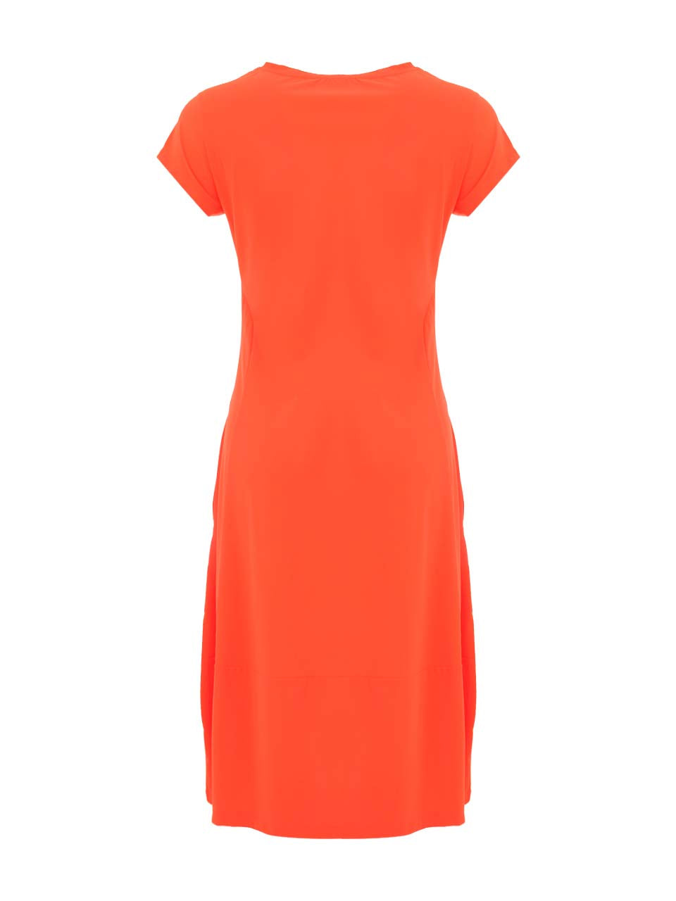 DC26141 Pacific Blue Eurojersey Cap Sleeve A-Line Pocketed Dress