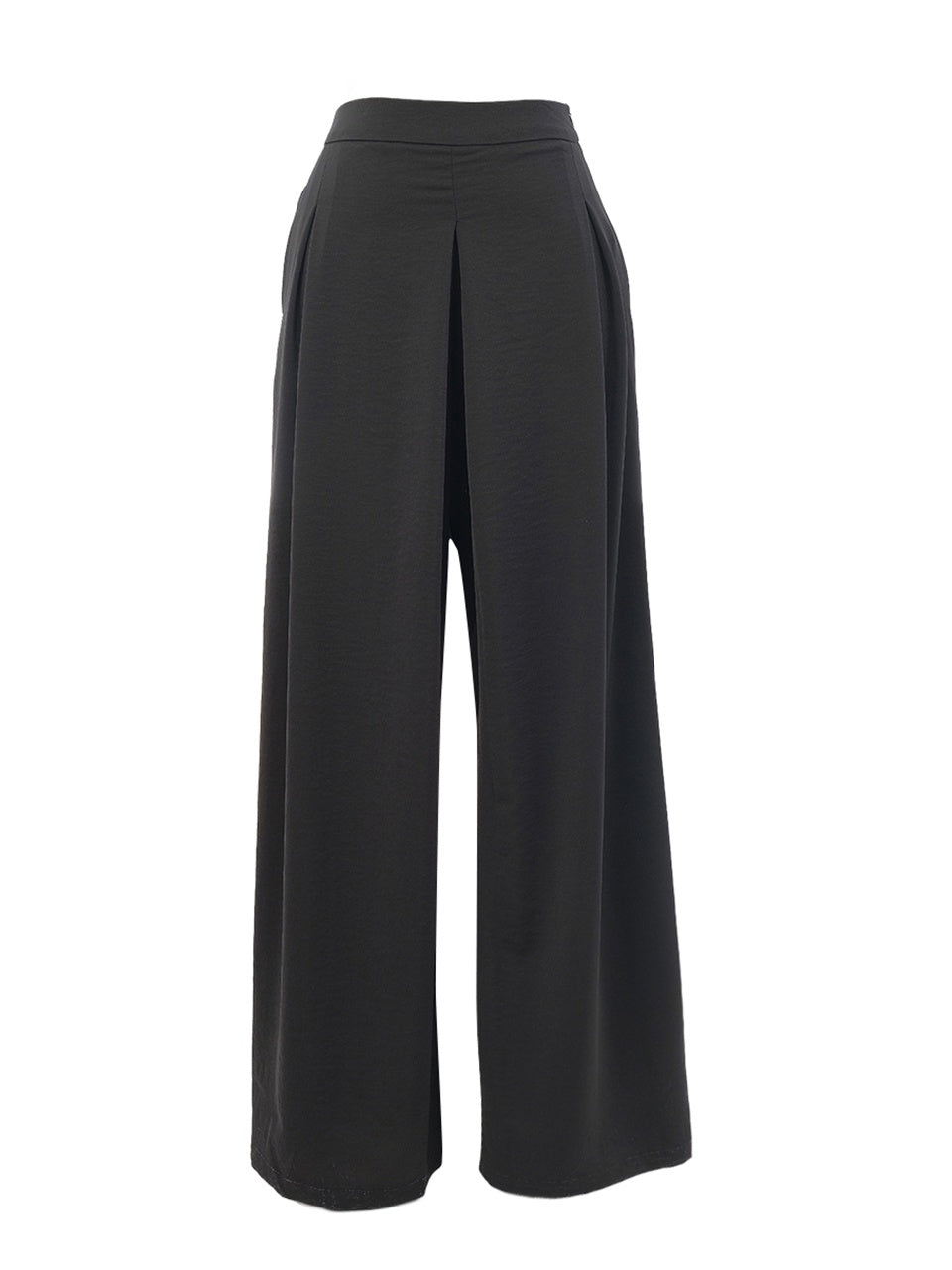 DC26186 Wide Leg Pleat Front Palazzo Trouser