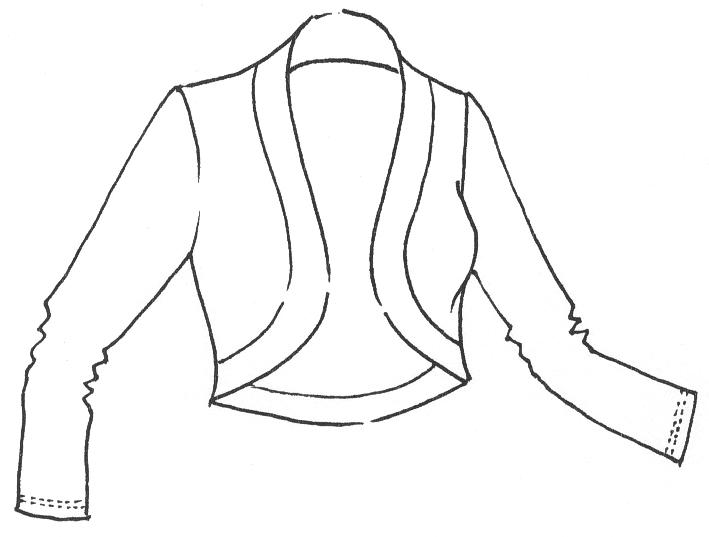 2623  MicroModal Bolero Shrug
