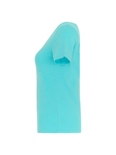DC26501 AQUA Classic V Neck Silky Stretch Viscose Tee