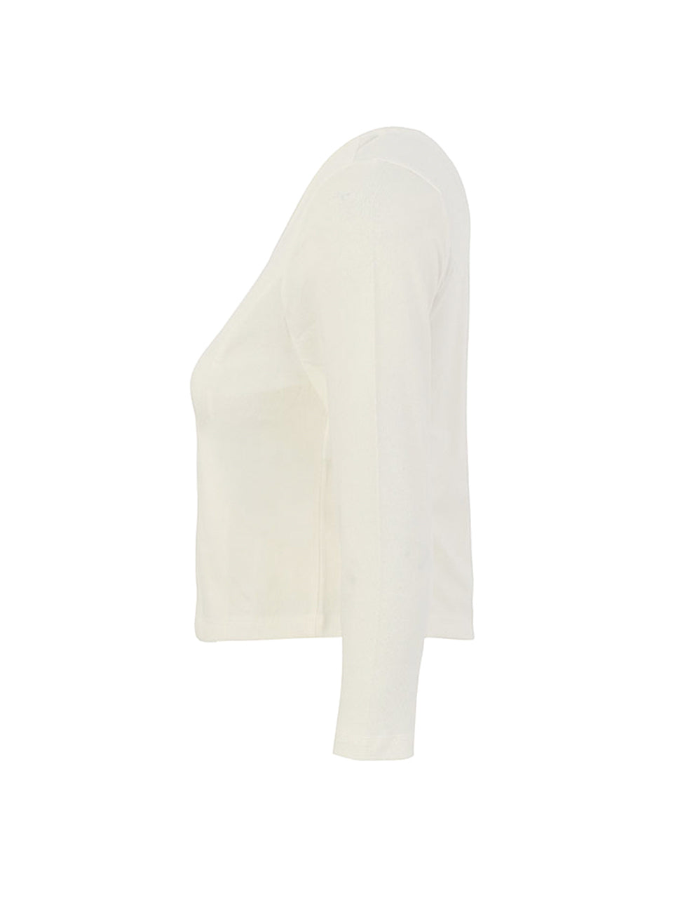 DC26506 WHITE One Button Viscose Lycra Classic Short Cardigan