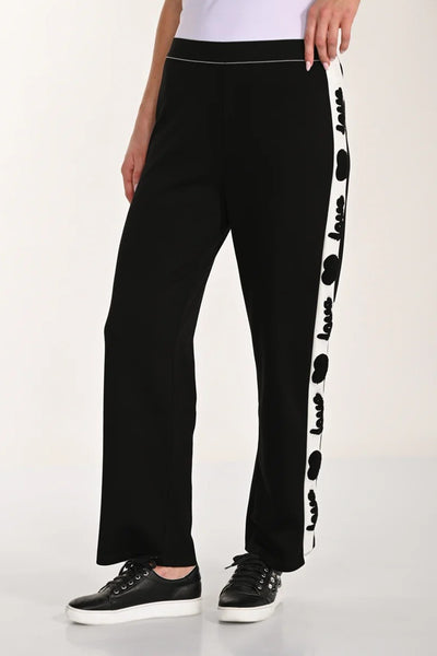 FL266534 Heart Panel Ponti Leisure Pant