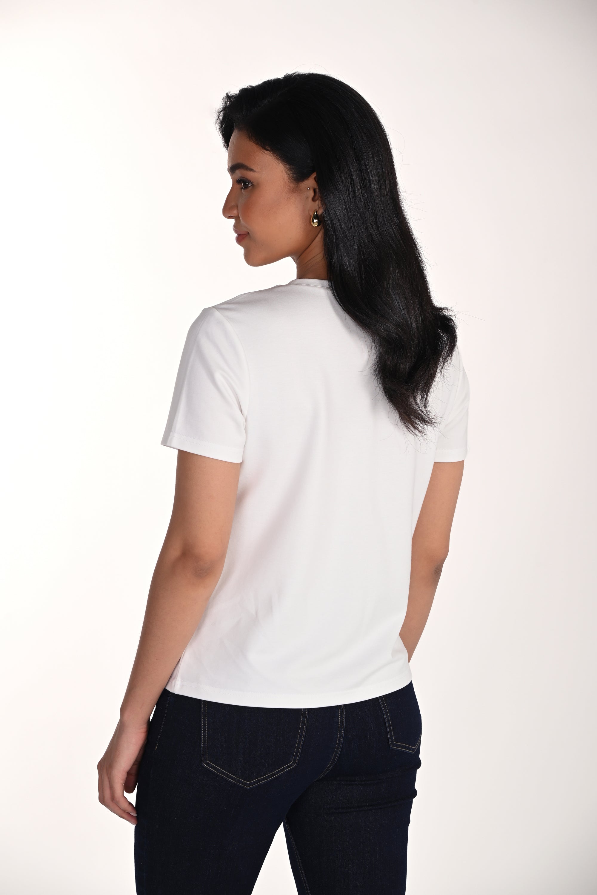 266583 Perse Print Glam Tee