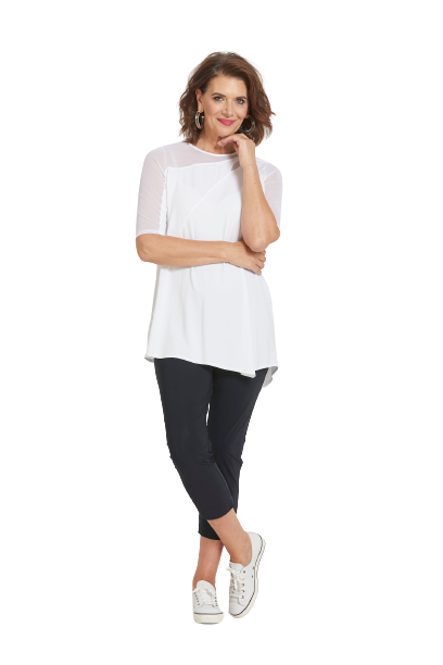 2889 Microjersey Waisted Capri Pant