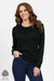 4467 TUI GREEN Silky Superfine Easy Fit Merino Crew Neck