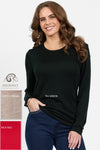 4467 Silky Superfine Easy Fit Merino Crew Neck