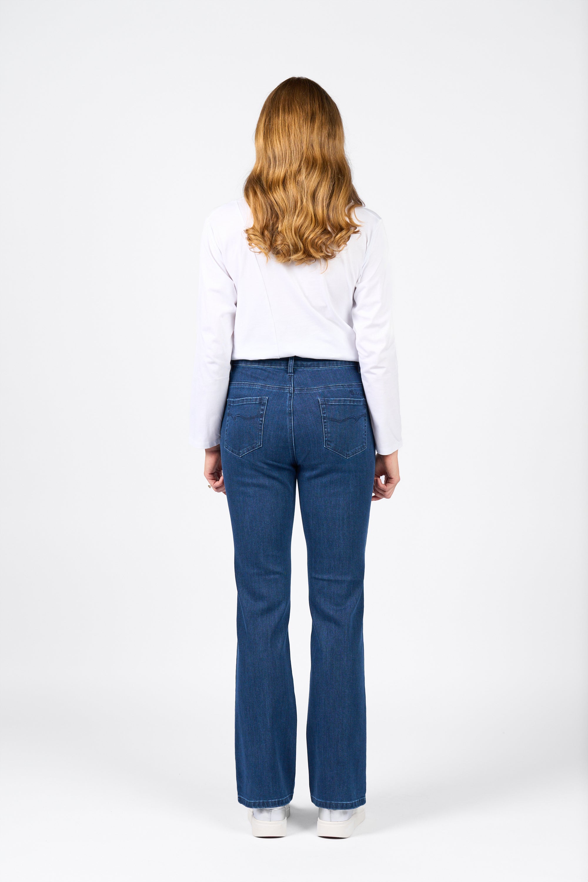 5955N Bootleg Washer Finish Stretch Jean