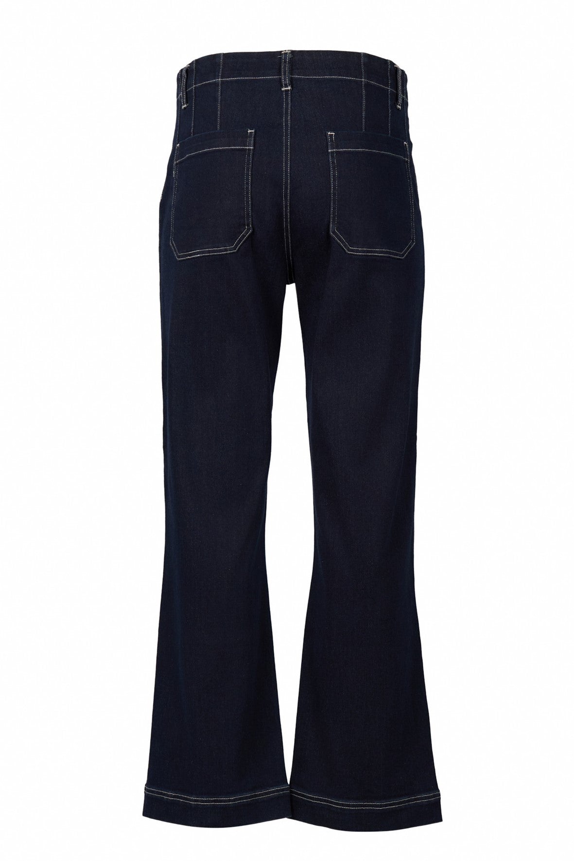 5995A Ink Wide Ankle Length Stretch Jean