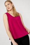 253015 Swing Cut Euro Knit V-Neck Singlet