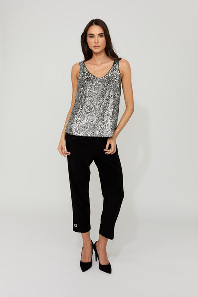 254023 Sequin V-neck Cami Singlet