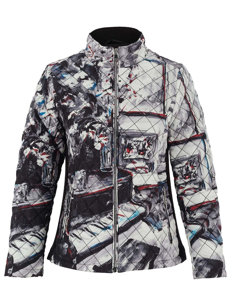 D75832 Diamond Quilt Artist Cozy Jacket