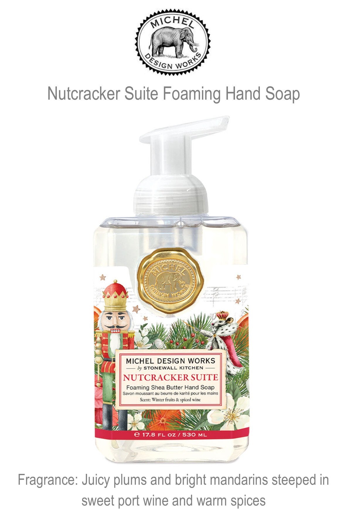 801426 MDW Nutcracker Suite Foaming Hand Soap