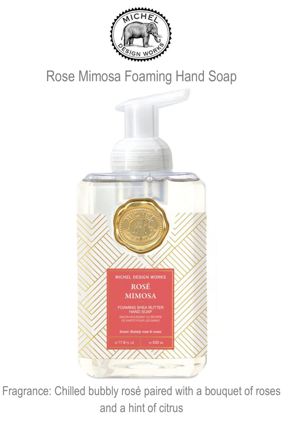 801450 MDW Rose Mimosa Foaming Hand Soap