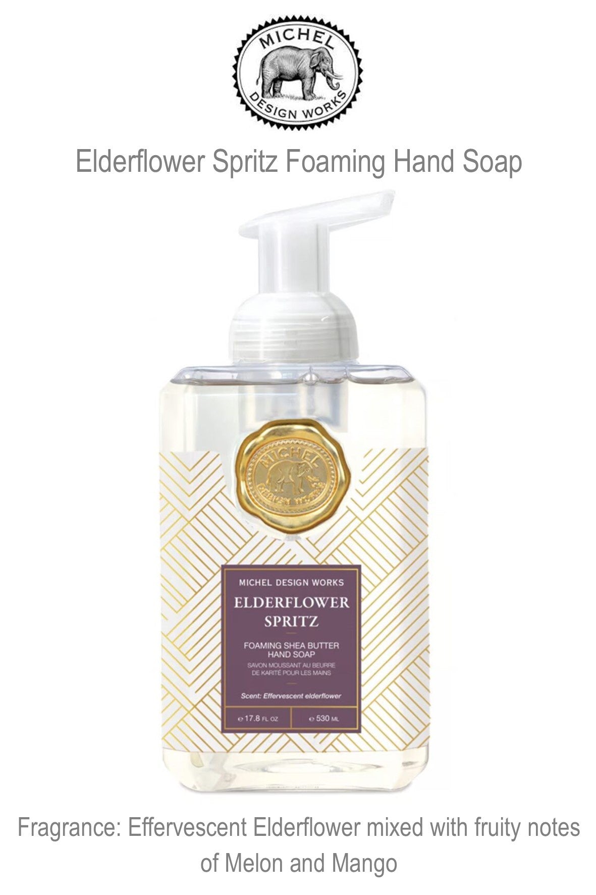 801451 MDW Elderflower Spritz Foaming Hand Soap