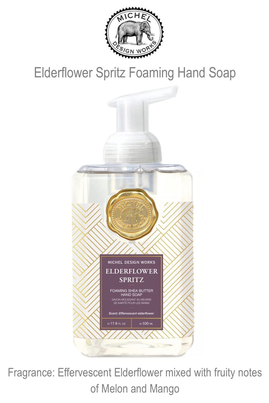 801451 MDW Elderflower Spritz Foaming Hand Soap