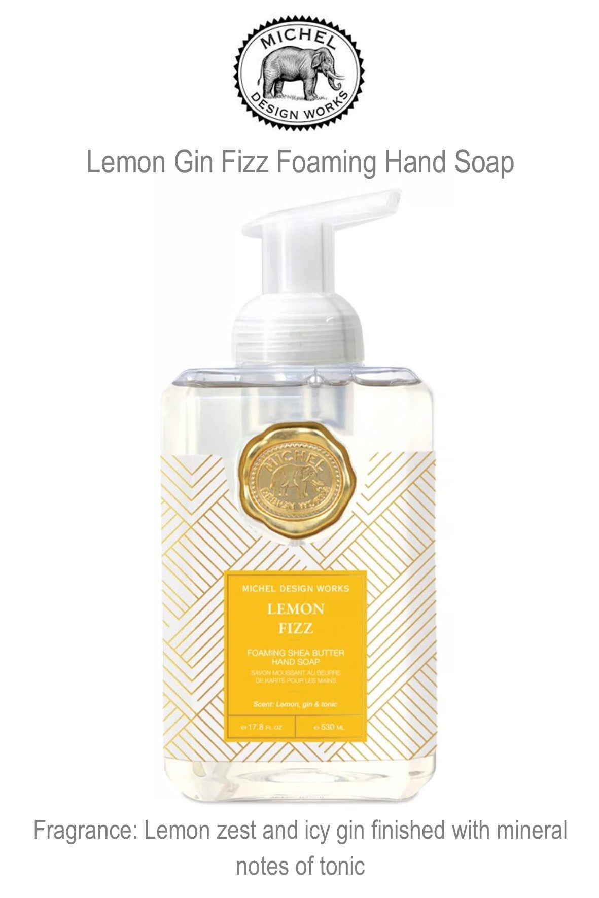 801453 MDW Lemon Fizz Foaming Hand Soap