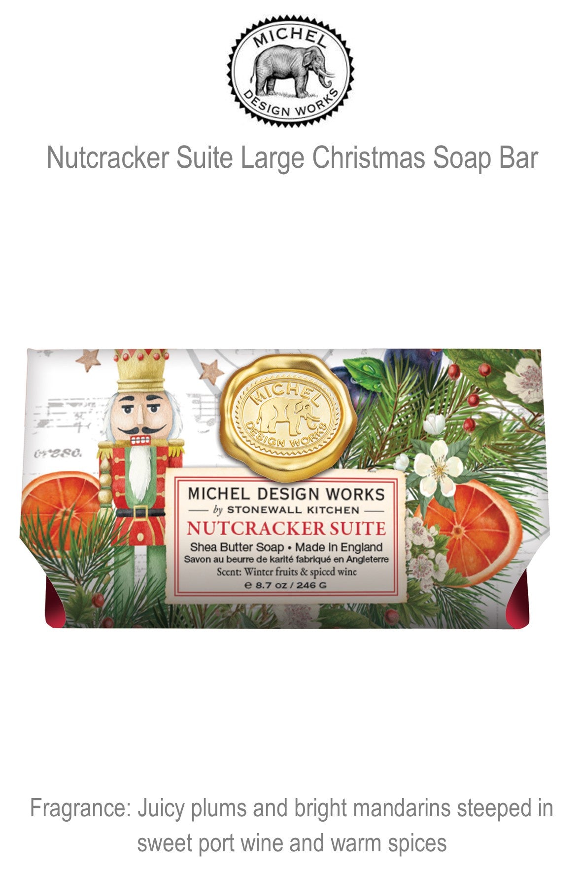 802426 MDW Nutcracker Suite Christmas Soap Bar