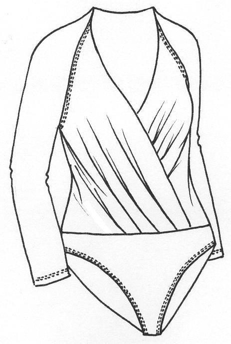 8126 Crossover Bodysuit