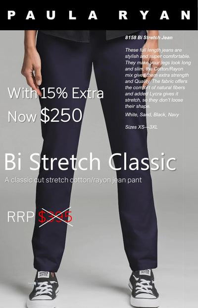 8158 NAVY Bi Stretch Jean