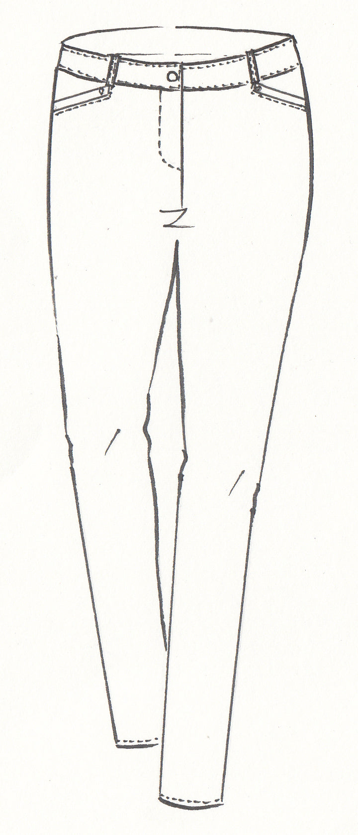 8158 BLACK Bi Stretch Jean