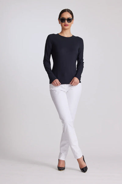 8158 WHITE Bi Stretch Jean