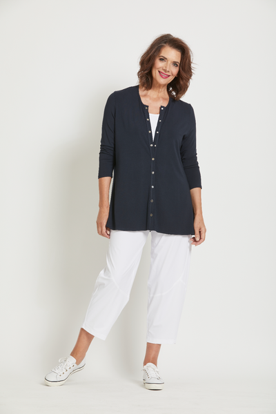 8177 Dome A-line MicroModal Cardigan