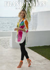 256749U  Picasso Print Long Blouse