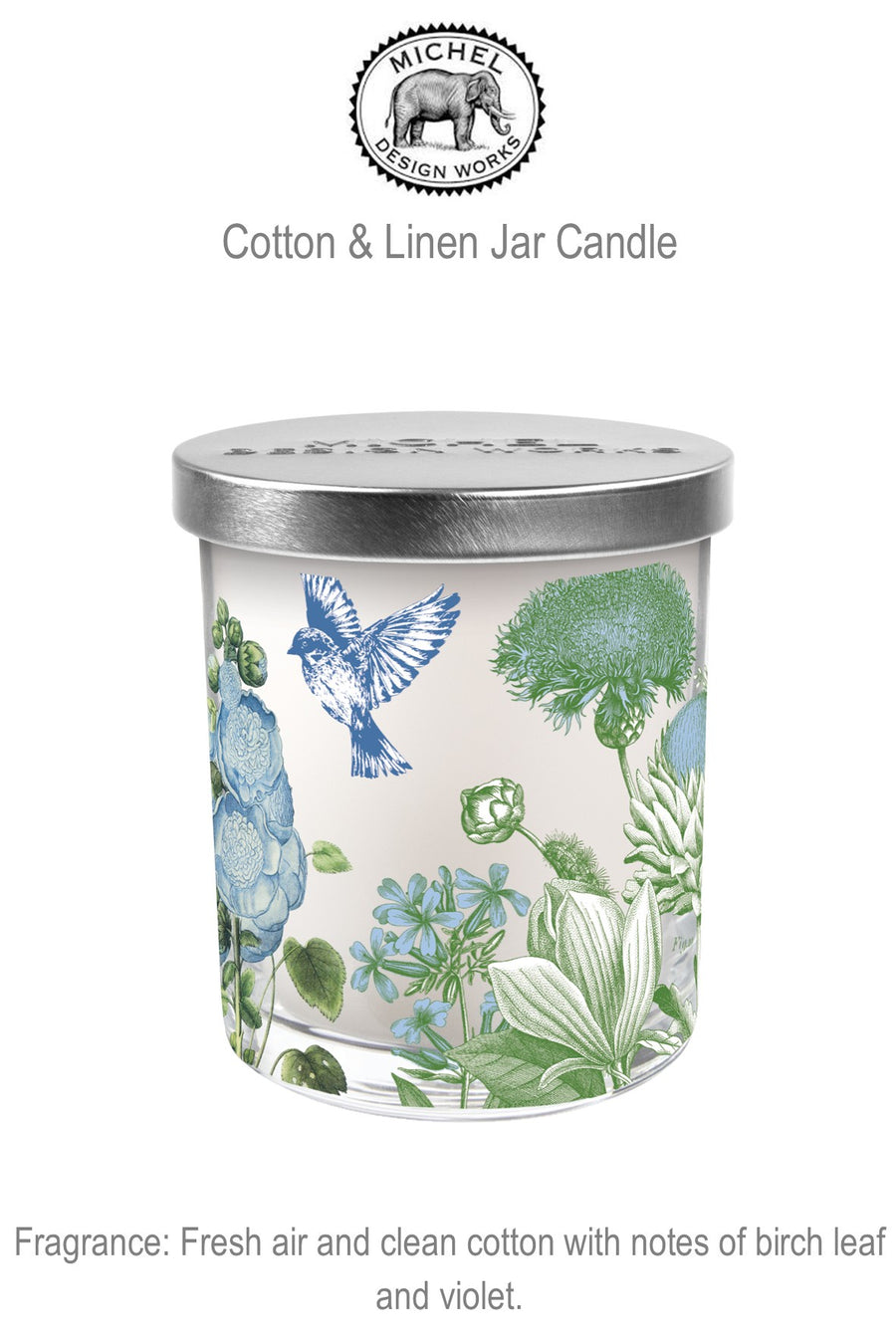 831417 MDW Cotton & Linen Jar Candle