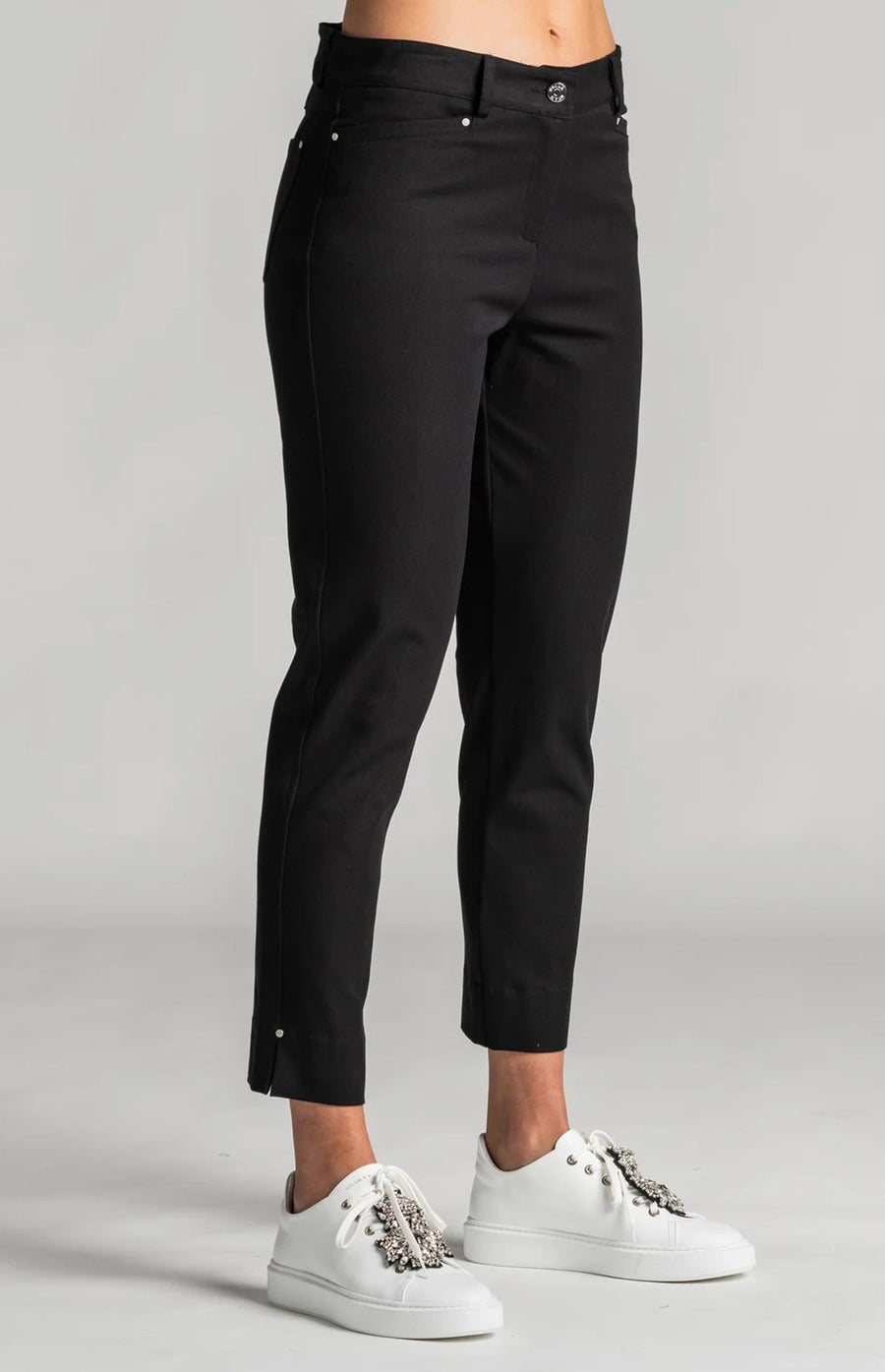 8429 NAVY Bi Stretch 7/8 Jean