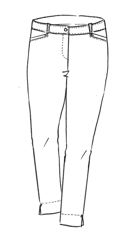 8429 SAND Bi Stretch 7/8 Jean