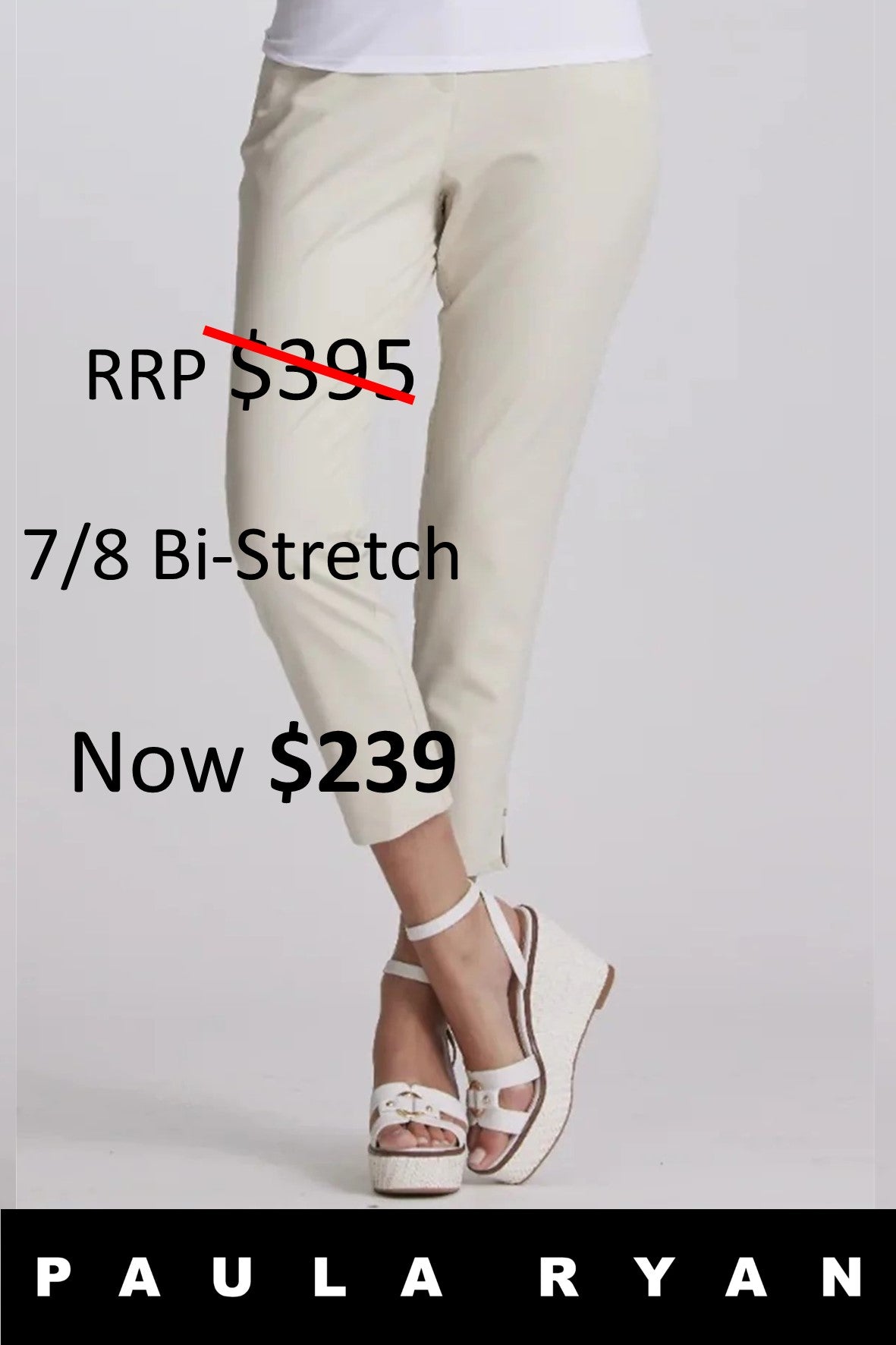 8429 SAND Bi Stretch 7/8 Jean