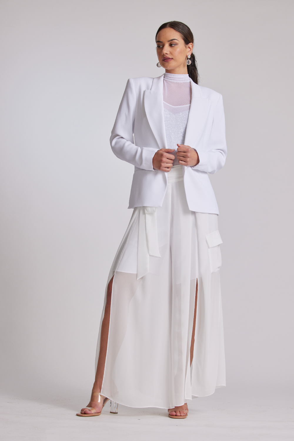 8902 Euro Suiting Tuxedo Blazer