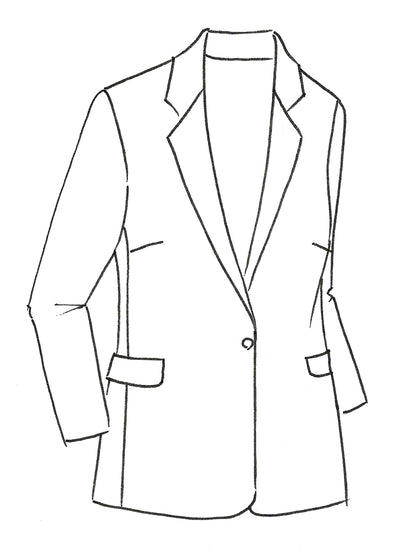 8718 Long Summer Blazer