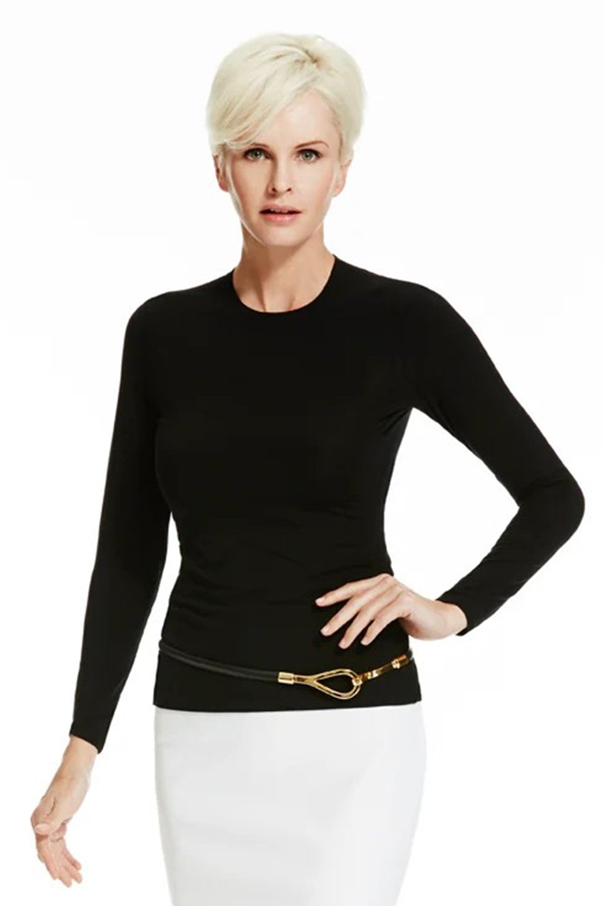 8729 Crew Neck Long Sleeve Microjersey Body Tee