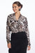 8785A Aria Print Cowl Neck