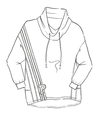 8860 Roma Cowl Neck Sweater