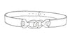 8910  Chain Detail Belt