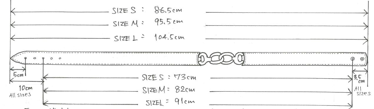8910  Chain Detail Belt